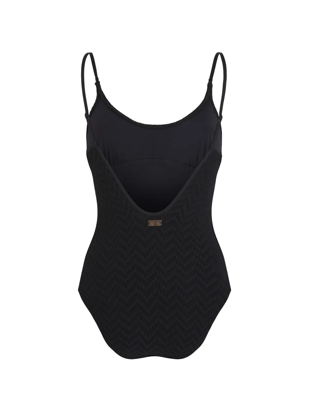 Vilebrequin Badpak met chevron-jacquard Zwart