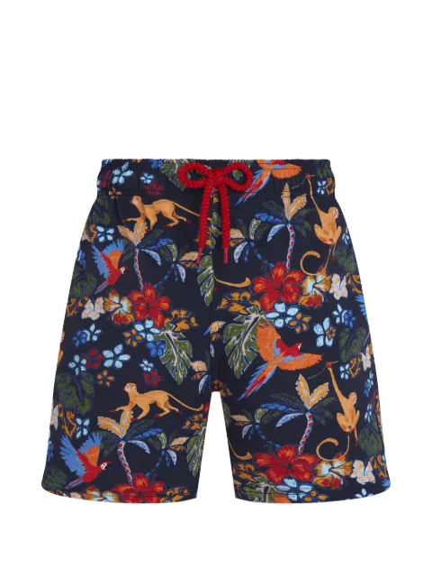 Vilebrequin Kids Salvador tropical-print swim shorts
