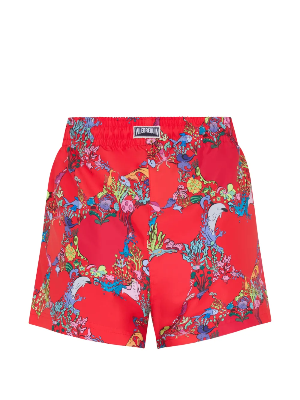 Vilebrequin Amor mini-zwembroek met grafische print Rood