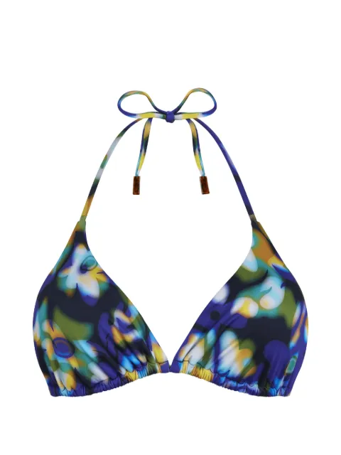 Vilebrequin floral-print triangle bikini top