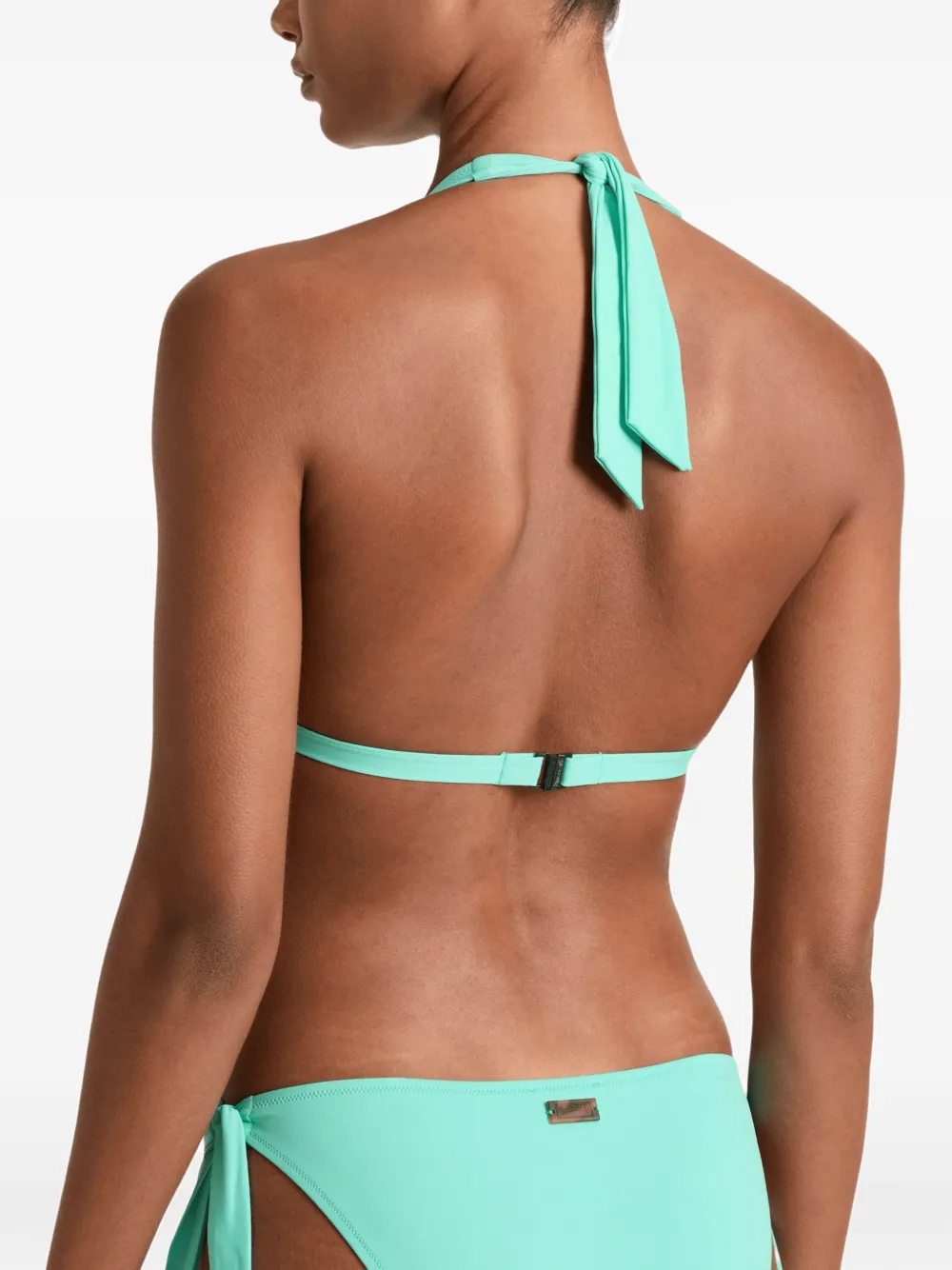 Vilebrequin Bikinitop met halternek en V-hals Blauw