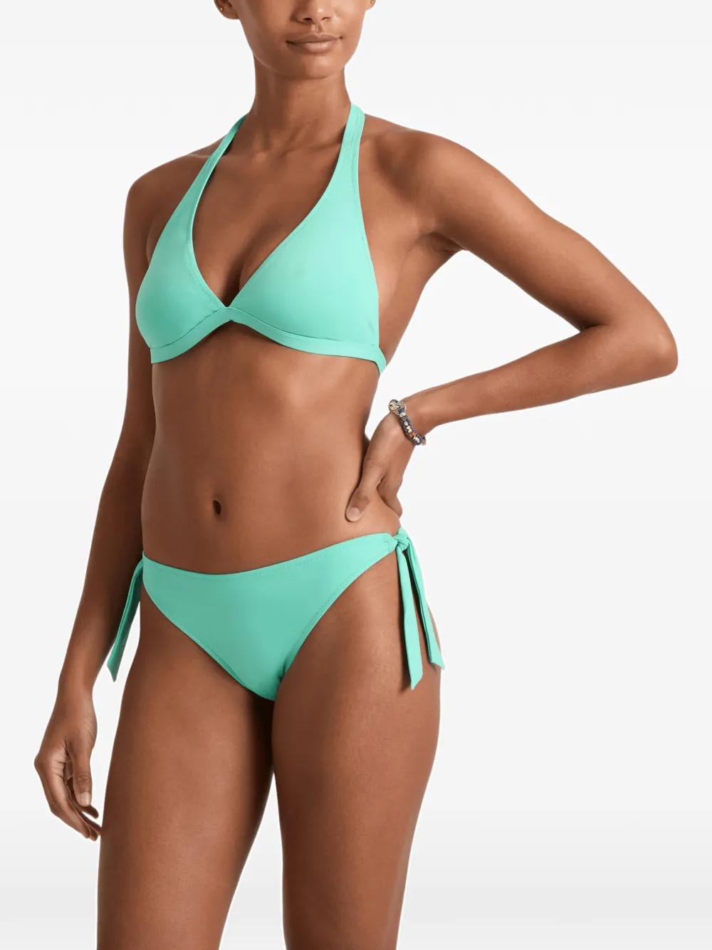 Vilebrequin Bikinitop met halternek en V-hals Blauw