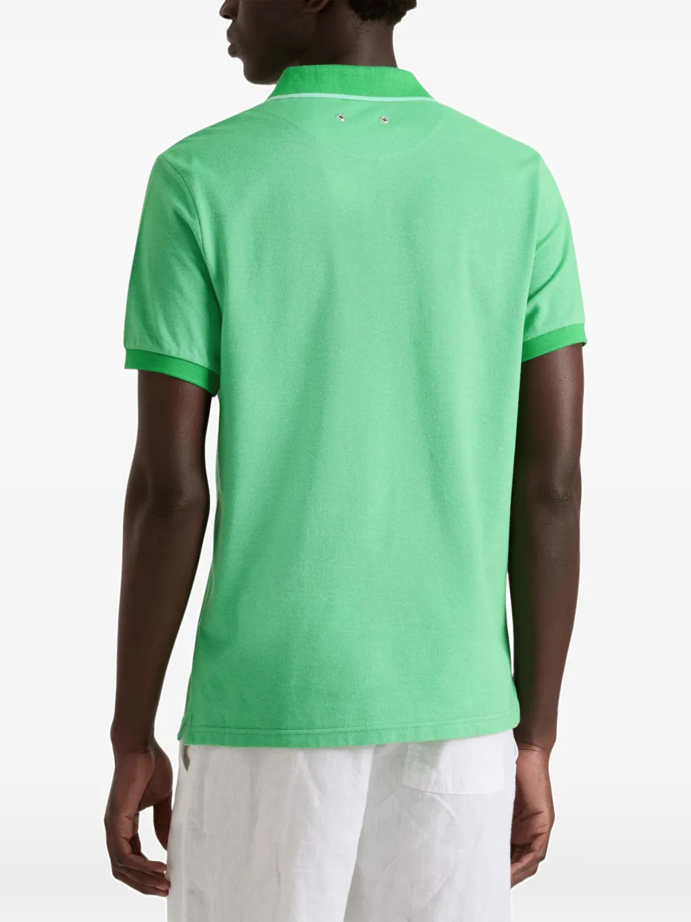 Vilebrequin T-shirt met logo-jacquard Groen