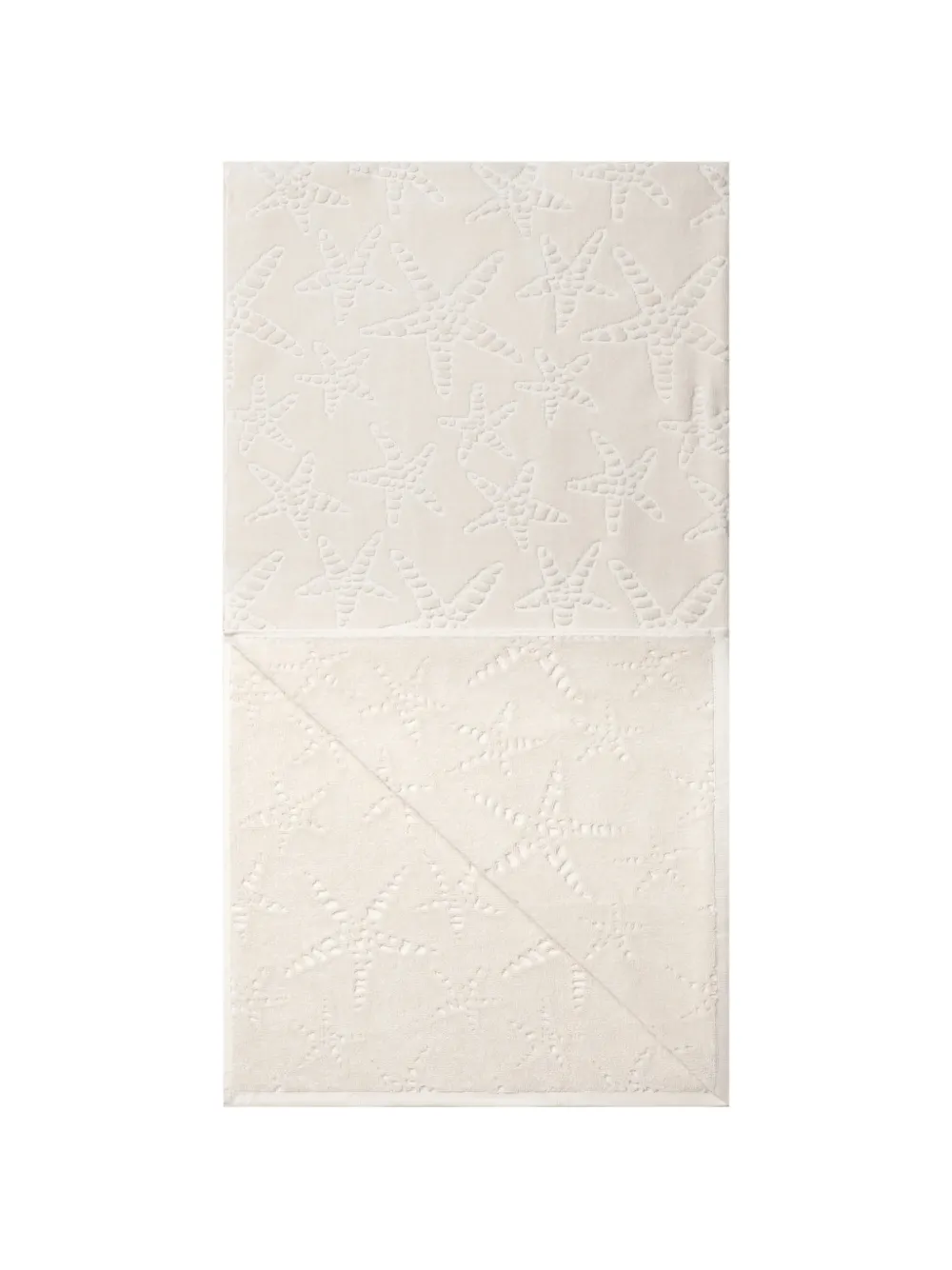 Vilebrequin Sand strandlaken met jacquard Beige