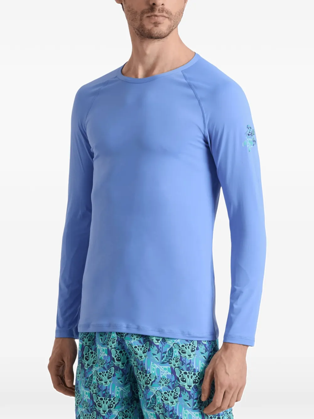 Vilebrequin Rashguard T-shirt met lange mouwen Blauw