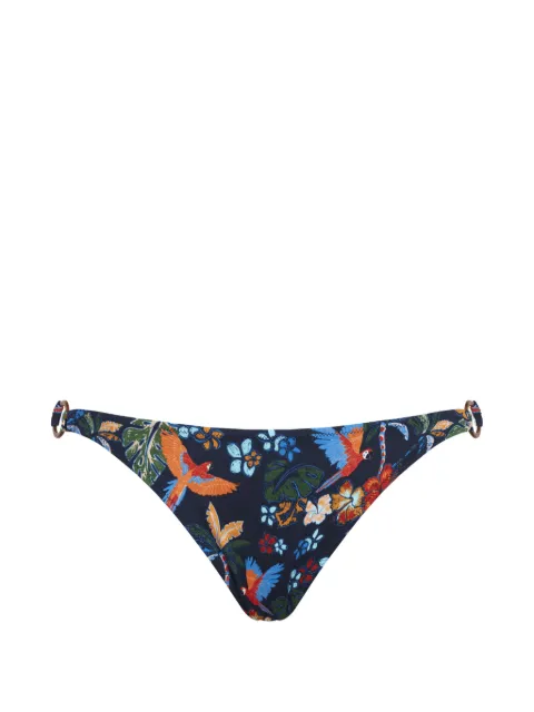 Vilebrequin bragas de bikini Salva con estampado tropical