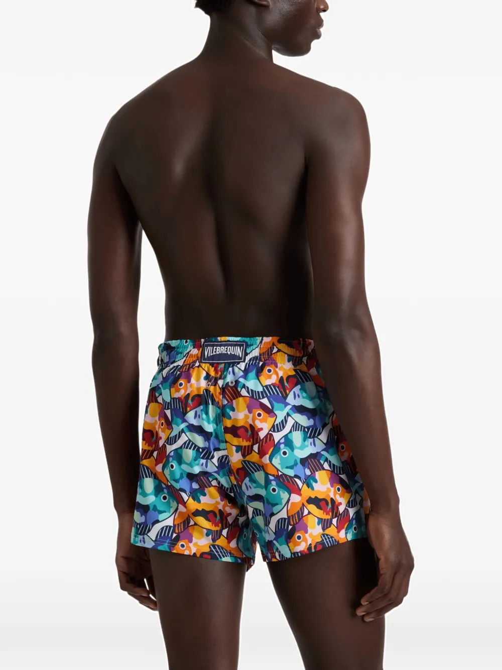 Vilebrequin Pacu zwembroek met print Blauw