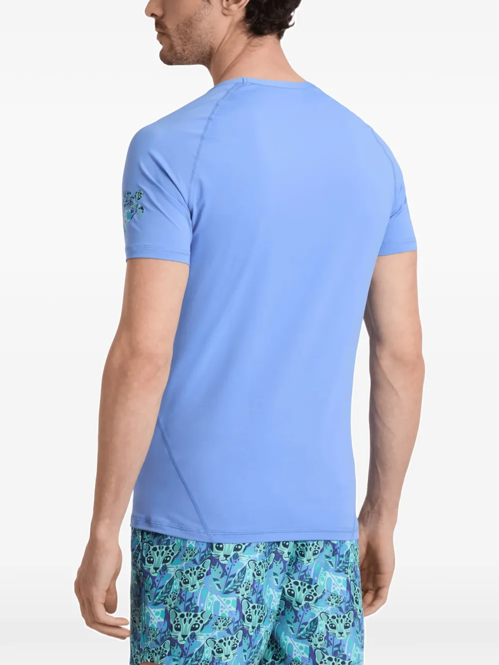 Vilebrequin Tigresa Turtle T-shirt met korte mouwen Blauw