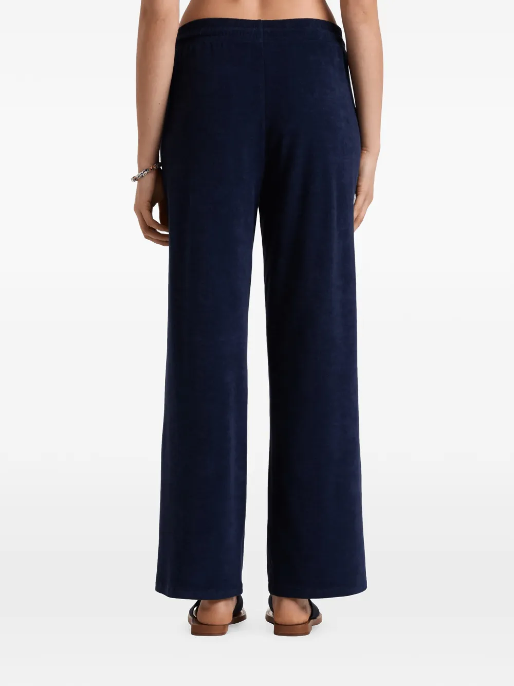 Vilebrequin Broek van badstof met trekkoord Blauw