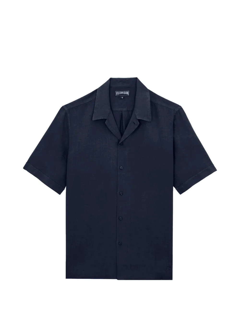 Vilebrequin Courbis short-sleeved linen shirt