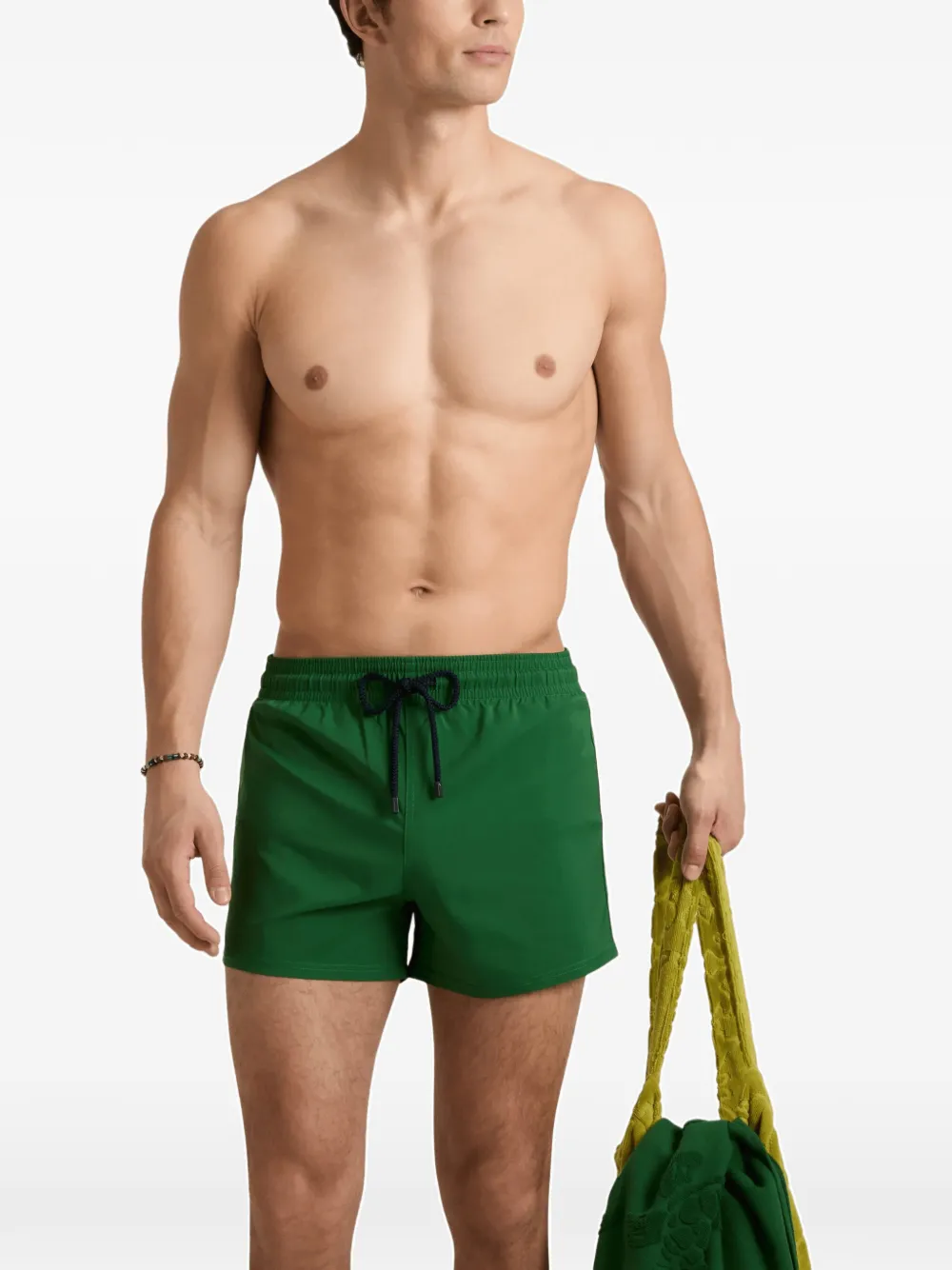 Vilebrequin Zwembroek met elastische taille Groen