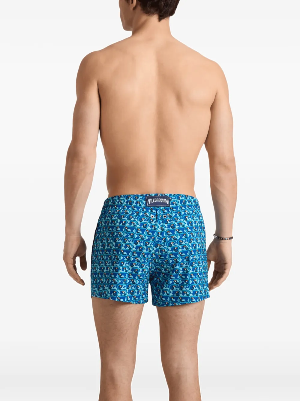 Vilebrequin Toucana zwembroek met print Blauw
