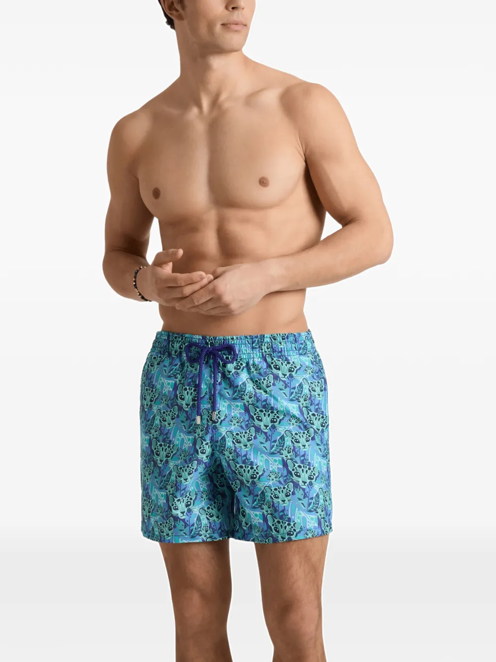 Vilebrequin Tigresa zwembroek met print Blauw