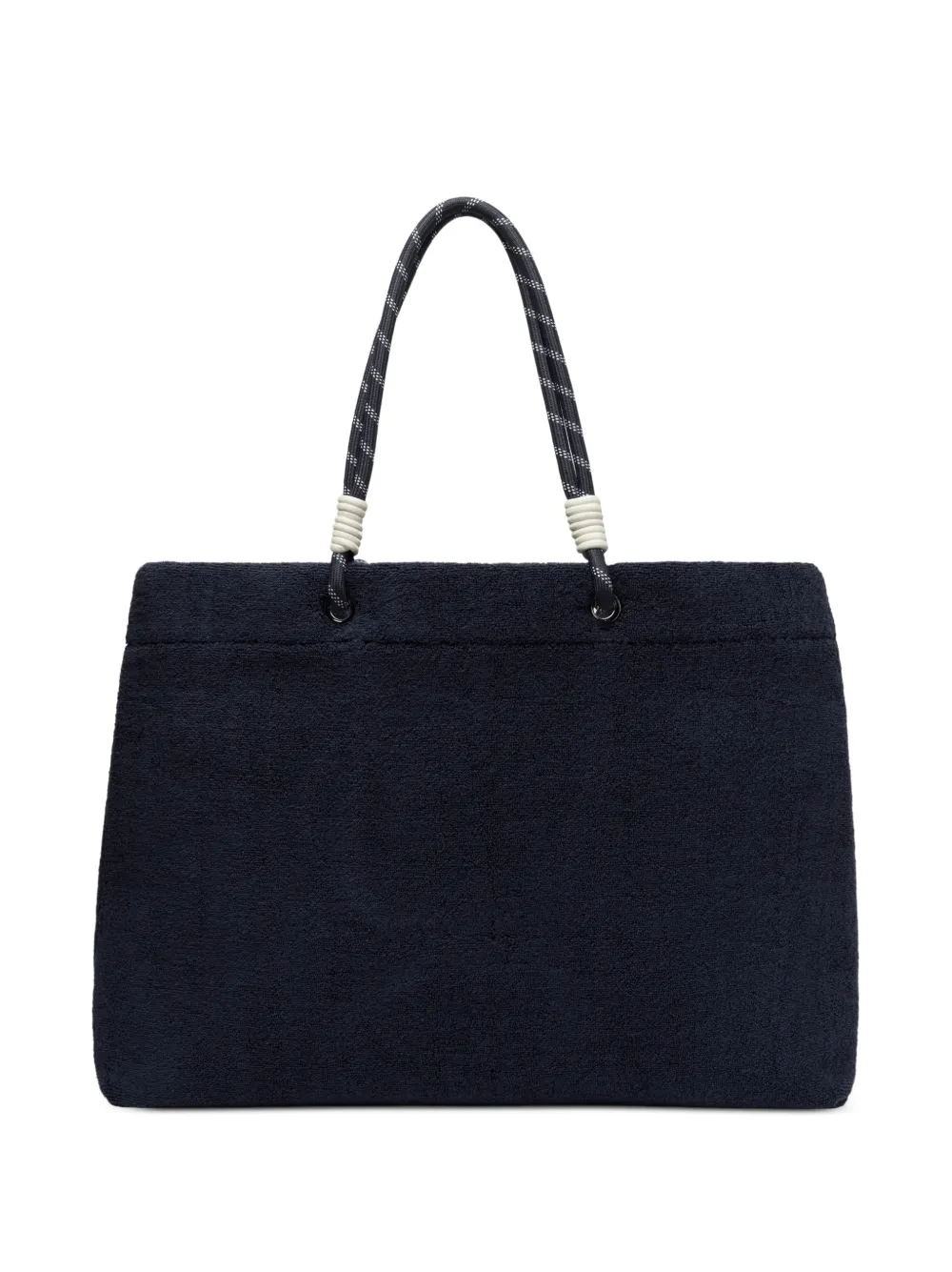 Vilebrequin Badstof strandtas met logo-jacquard Blauw