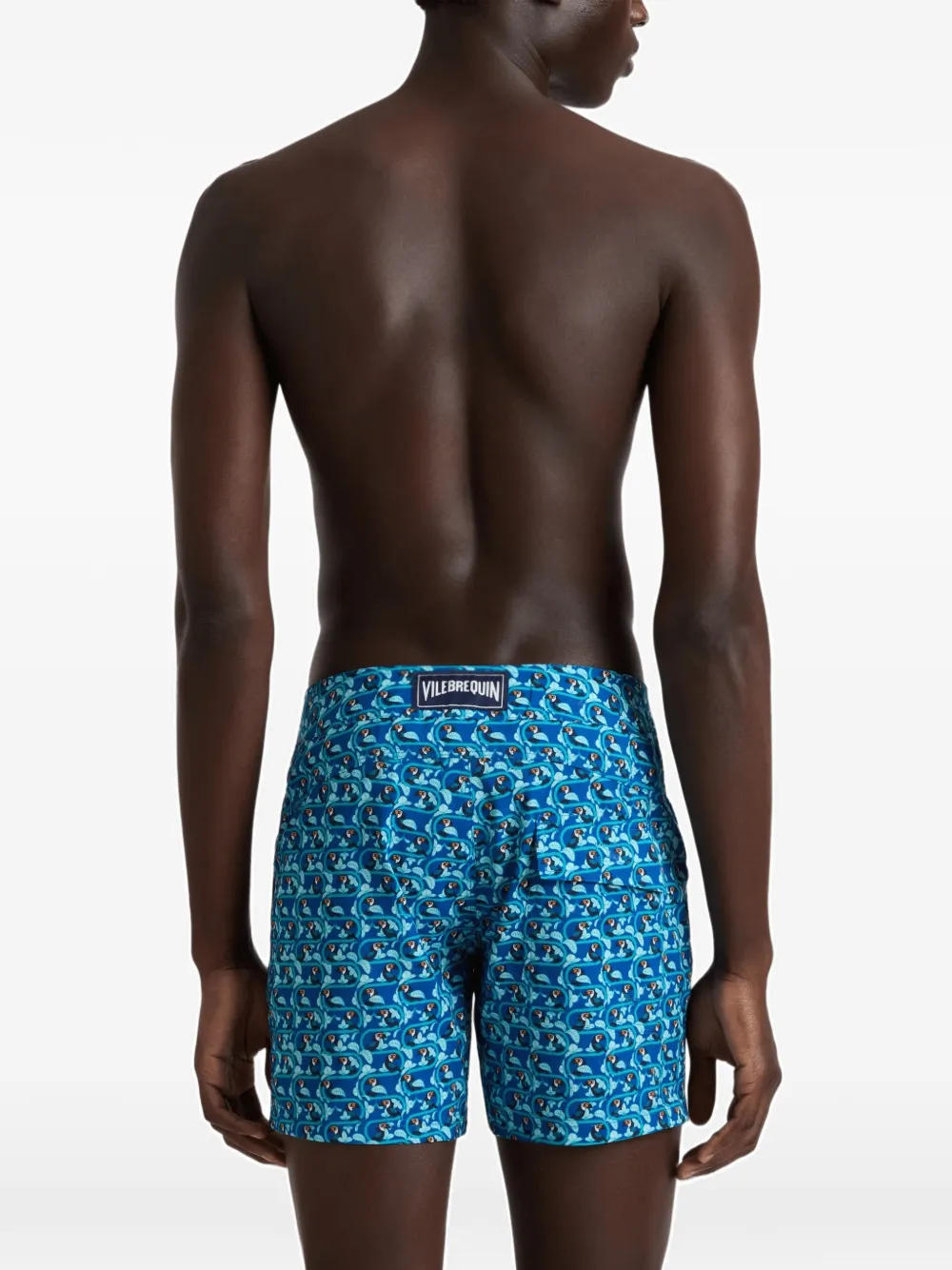 Vilebrequin Toucana zwembroek met print Blauw