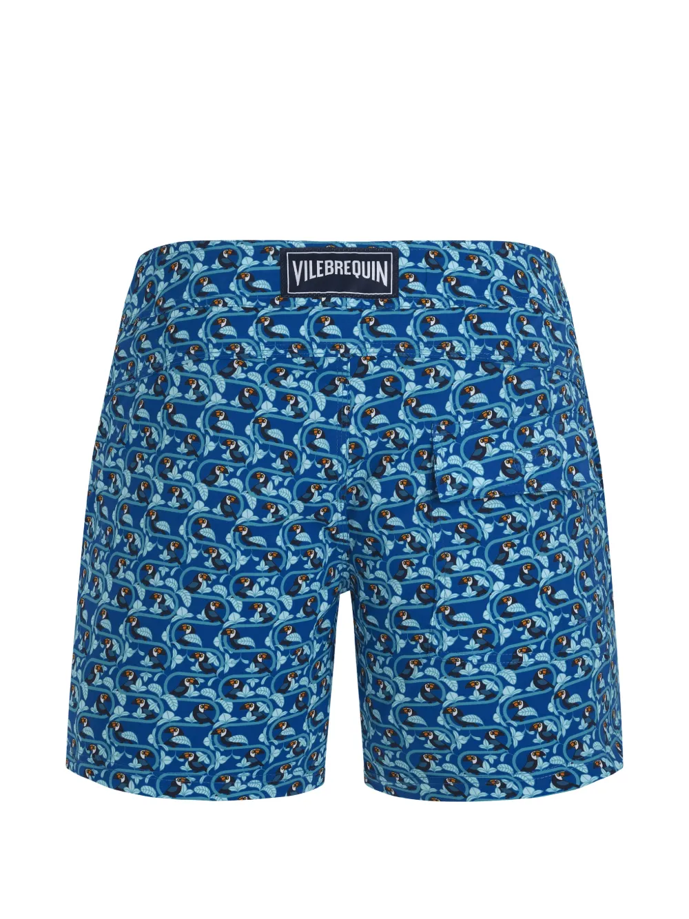 Vilebrequin Toucana zwembroek met print Blauw