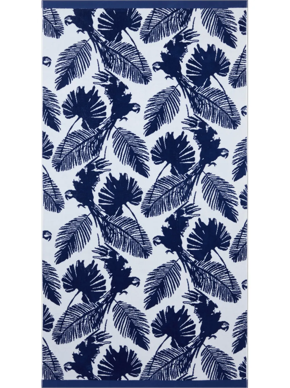 Vilebrequin Papagaio strandlaken met jacquard Wit