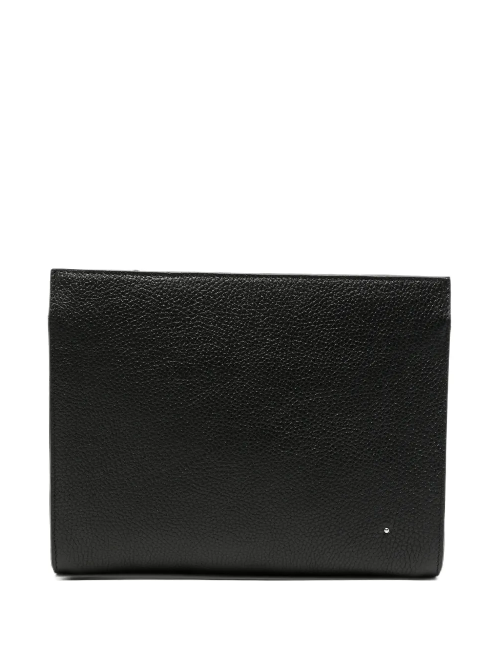 ALBERTO LUTI grained-leather clutch bag