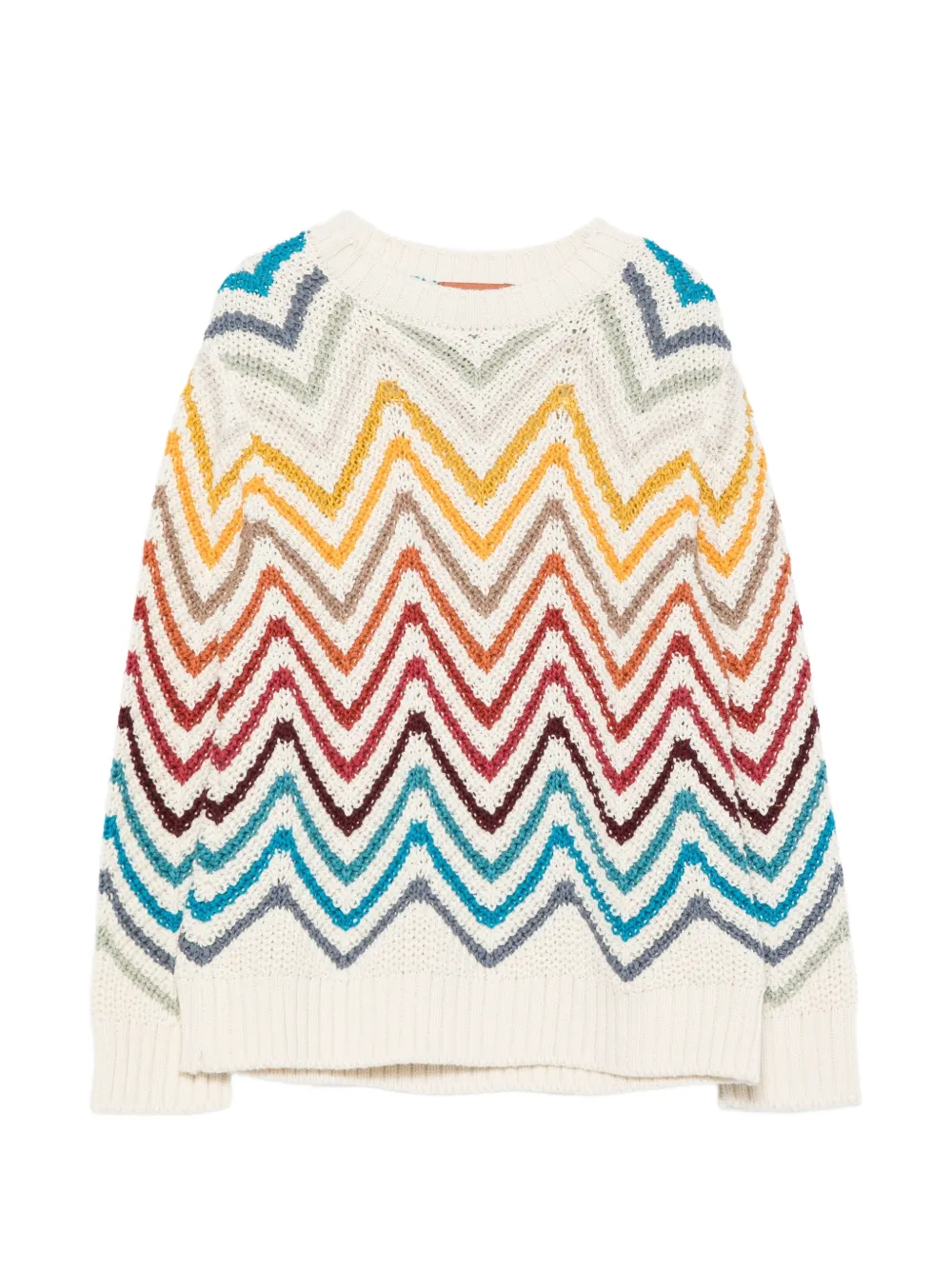 Missoni Kids zigzag-knit sweater - Tons neutres Missoni Kids zigzag-knit sweater - Tons neutres