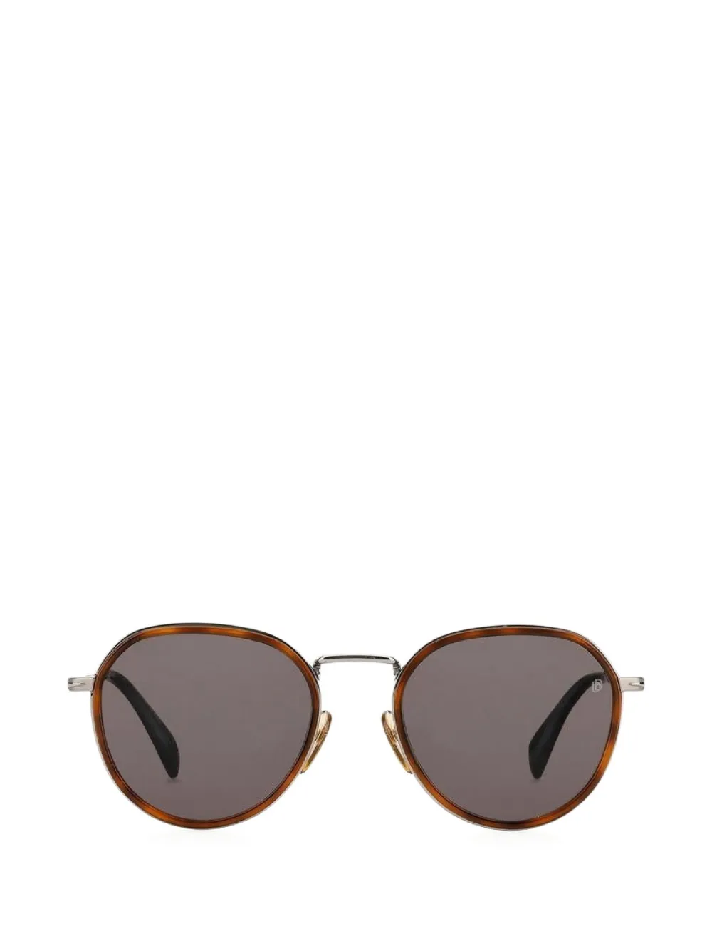 Eyewear by David Beckham tortoiseshell-effect round-frame sunglasses - Rot