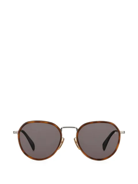 Eyewear by David Beckham tortoiseshell-effect round-frame sunglasses
