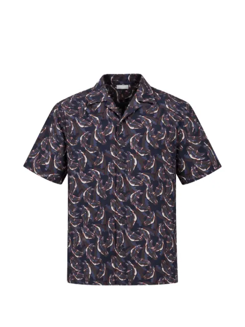 Corneliani chemise imprimée à manches courtes