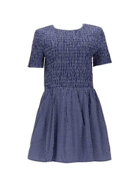 Baum Und Pferdgarten Assandra gingham smocked mini dress