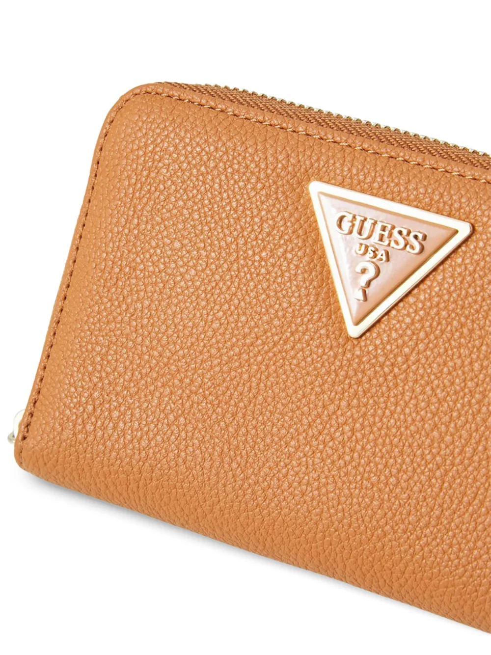 GUESS USA Laurel portemonnee met textuur Oranje
