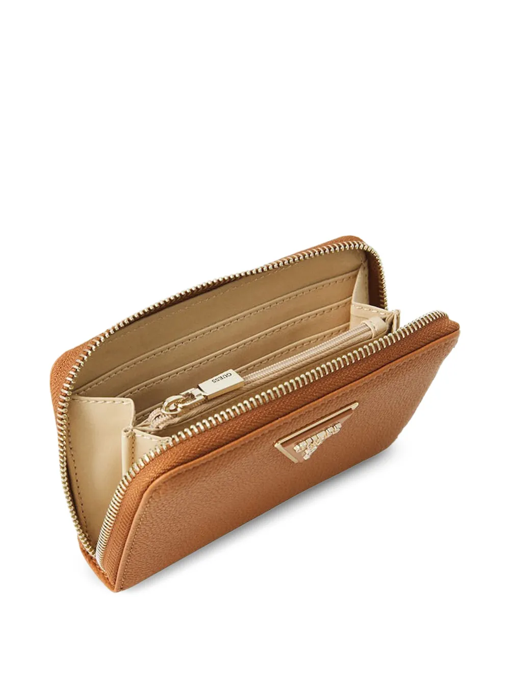 GUESS USA Laurel portemonnee met textuur Oranje