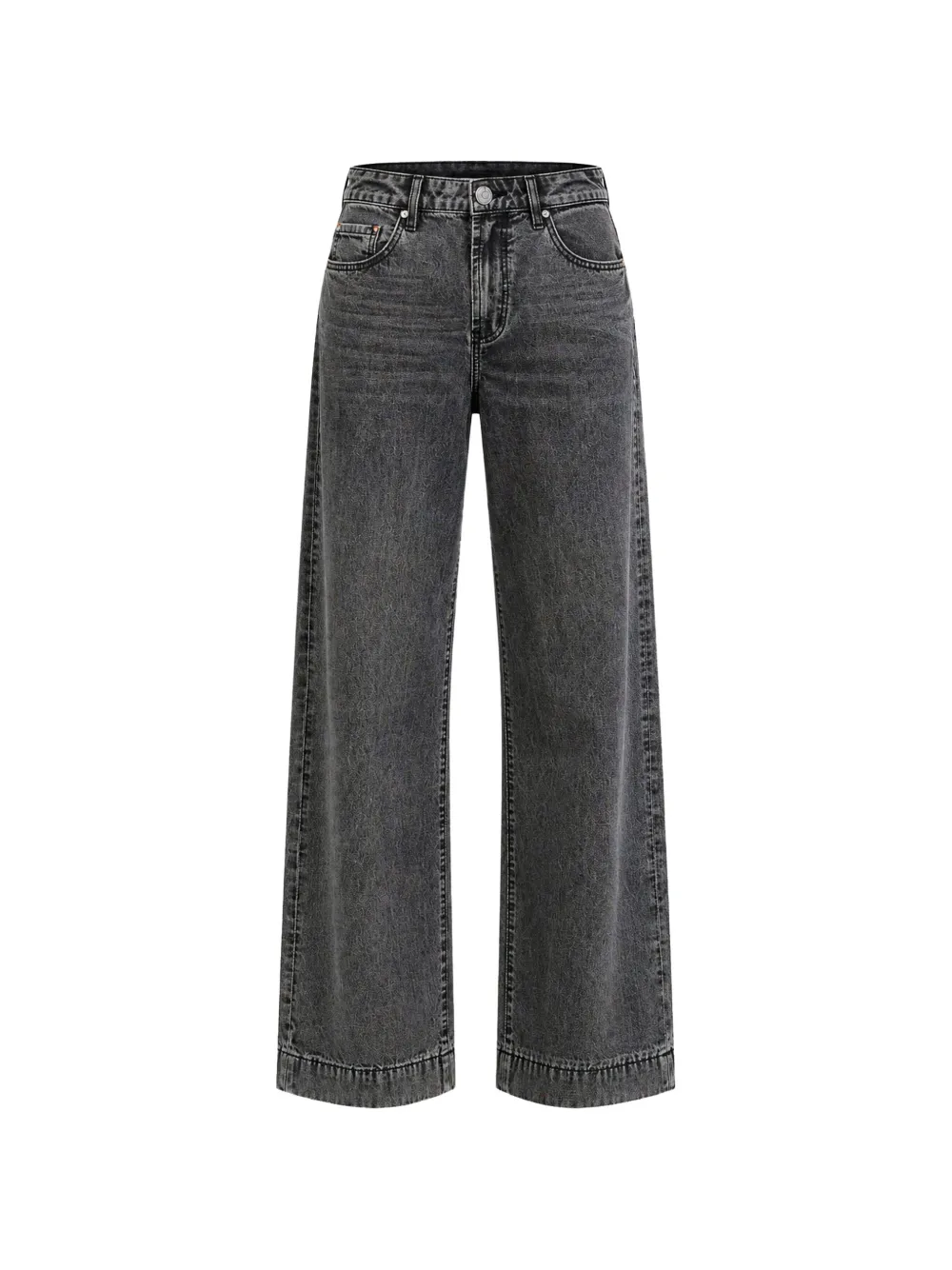 One Teaspoon Jackson Mid-waist Wide-leg Jeans In Multi