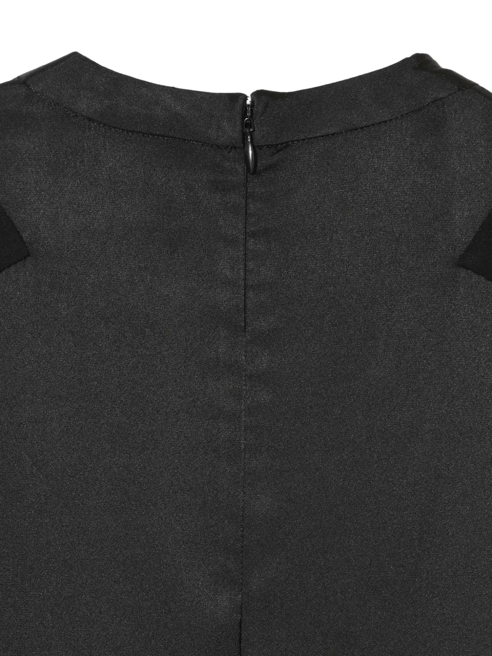 Undercover ruffled panelled midi dress Zwart