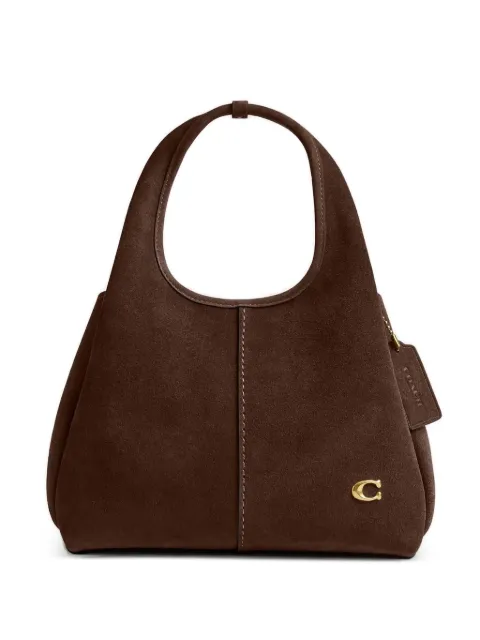 Coach sac porté épaule 23 Lana en daim