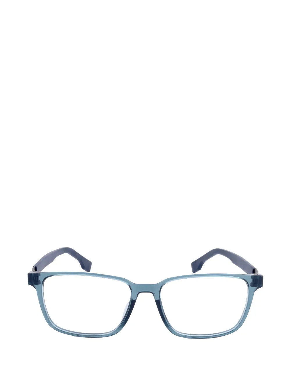 BOSS rectangle-frame glasses - Blu