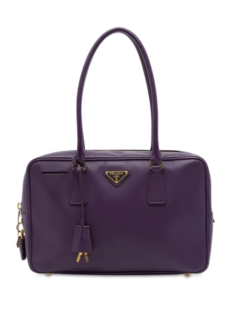 Prada Pre-Owned 2013-2026 Saffiano Lux Bauletto Top Handle Bag handbag