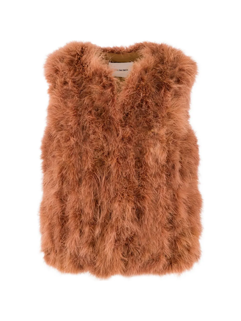 Yves Salomon feather-down sleeveless gilet