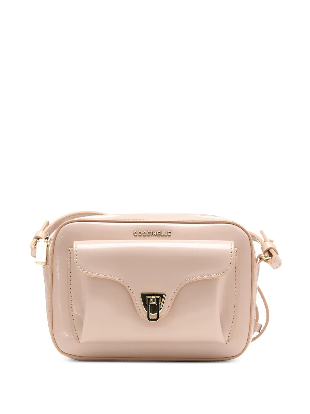 Coccinelle logo-plaque shoulder bag - Rosa