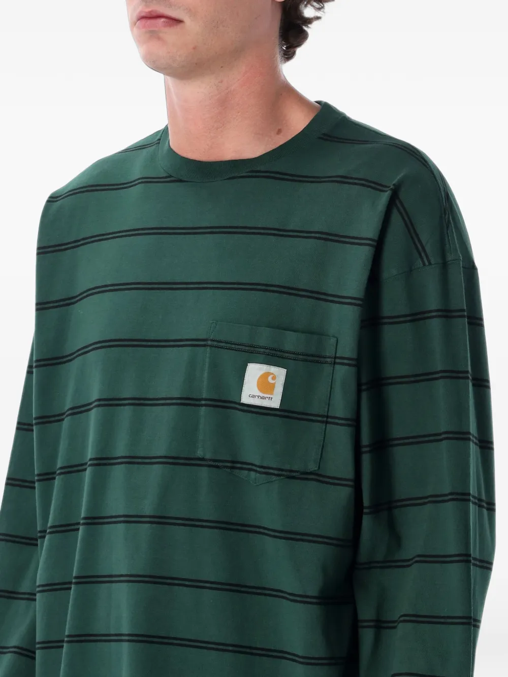 Carhartt WIP Cardona T-shirt met lange mouwen Groen