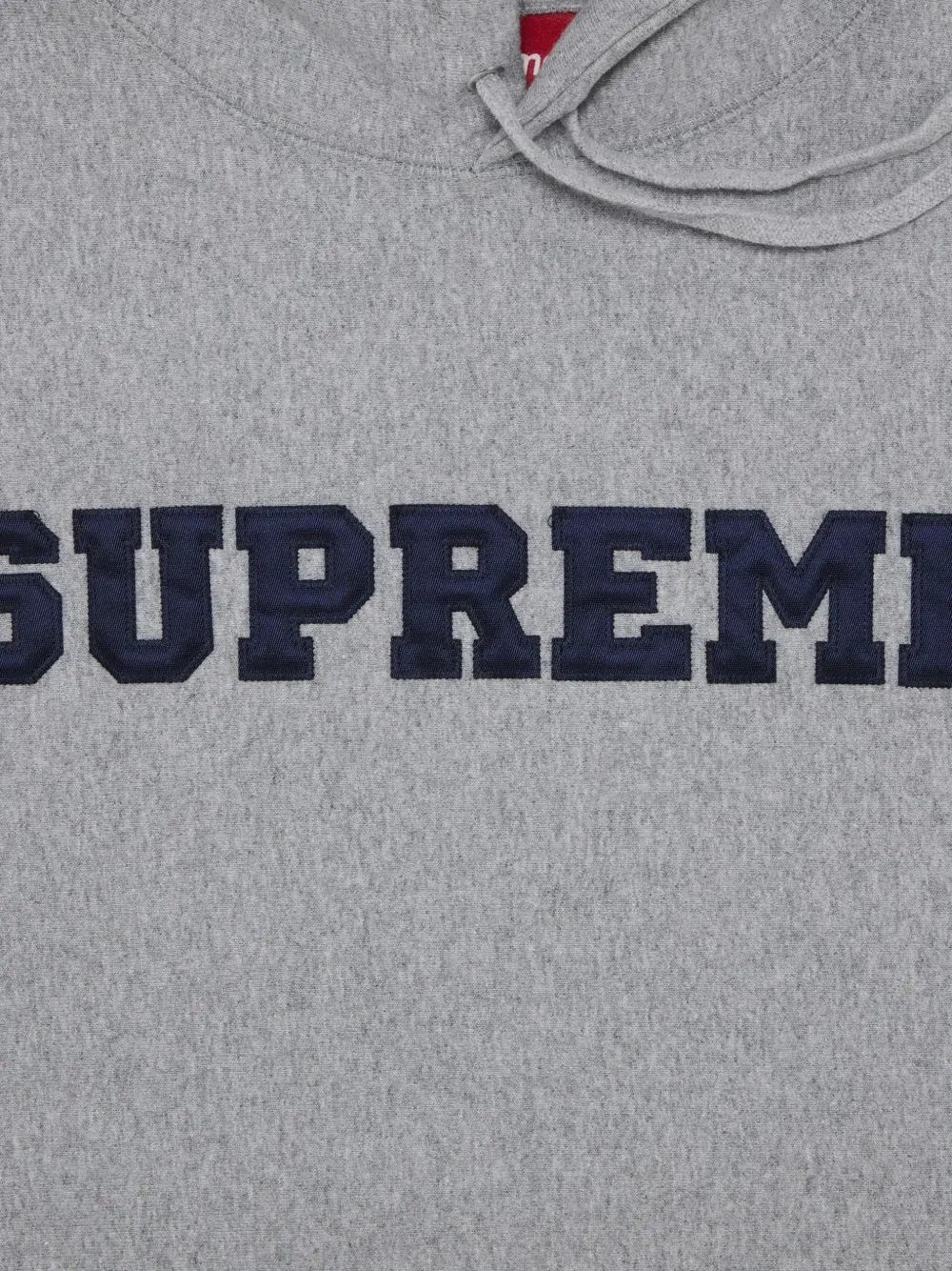 Supreme Collegiate hoodie met logo-applicatie Grijs