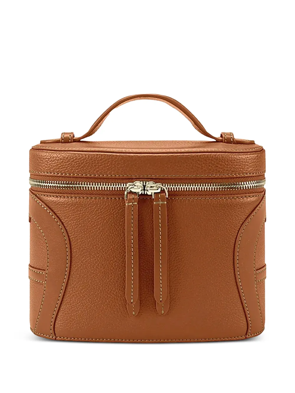 AIGNER petit cabas Deborah en cuir grainé - Marron AIGNER petit cabas Deborah en cuir grainé - Marron