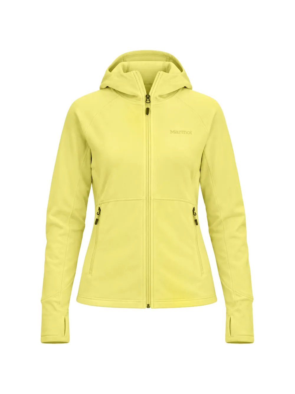 Marmot logo-print zip-up hoodie