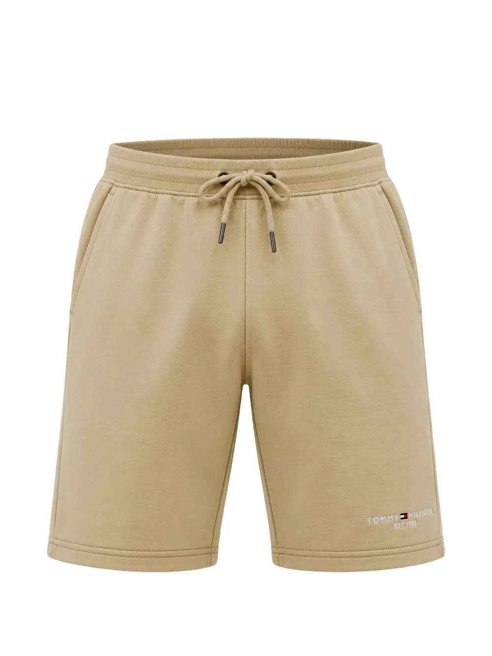 Tommy Hilfiger logo-print jersey shorts - Toni neutri