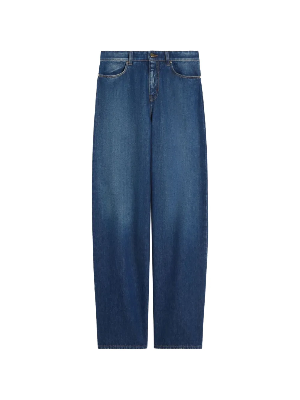 Max Mara faded wide-leg jeans
