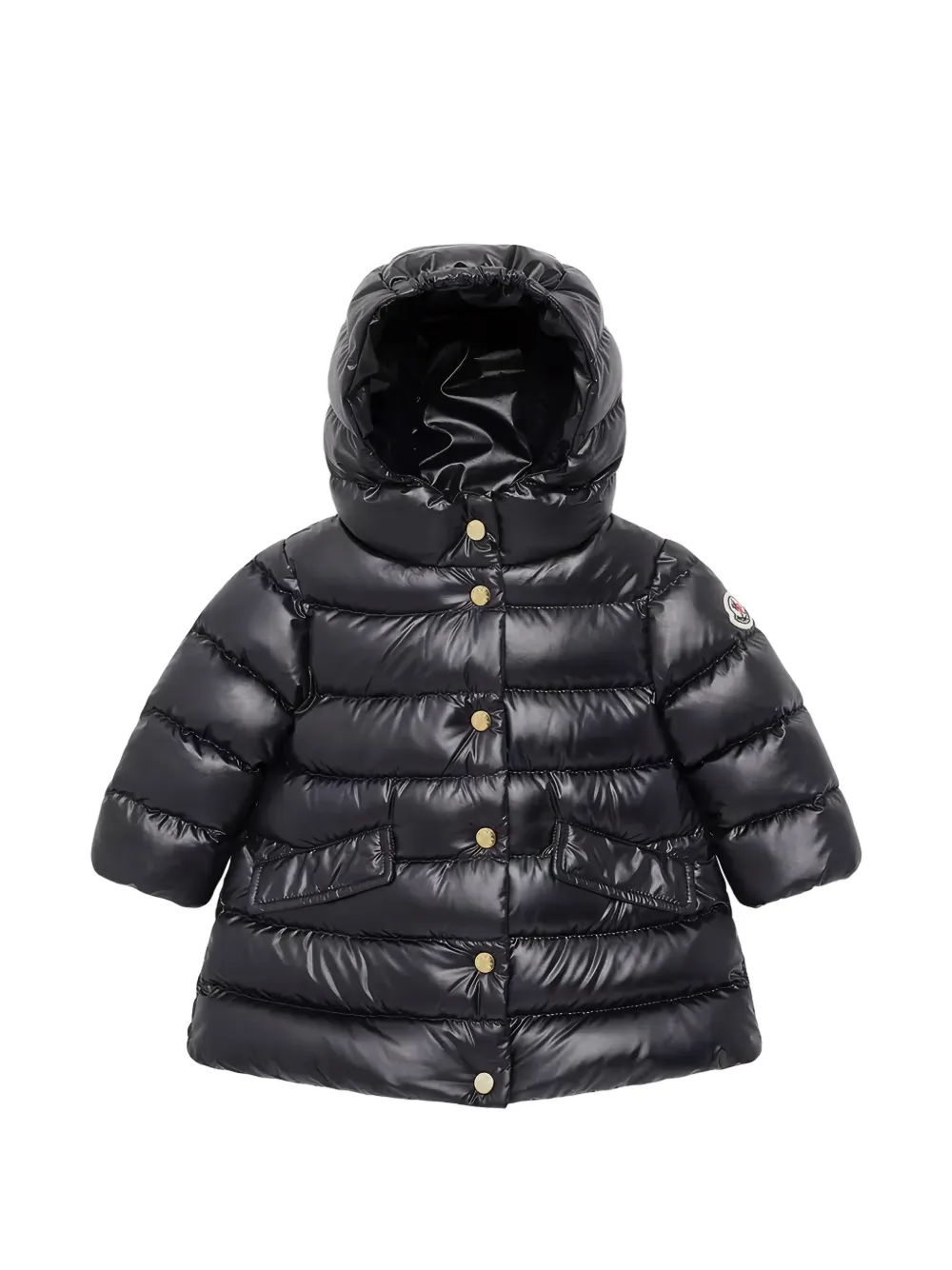 Moncler Enfant Jack met capuchon Zwart