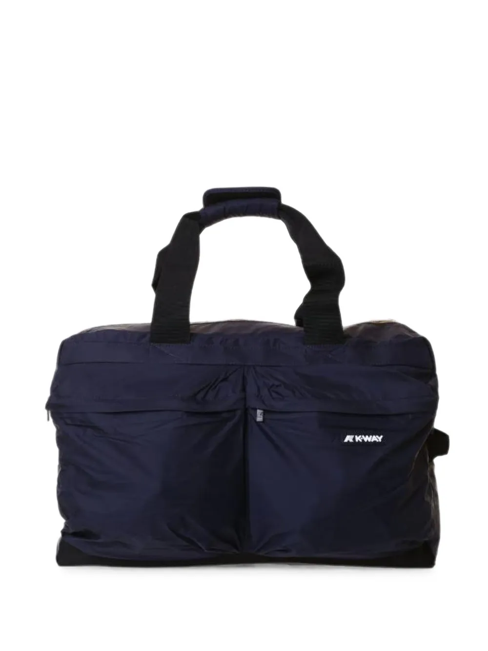 K-Way logo-print holdall bag - Blu
