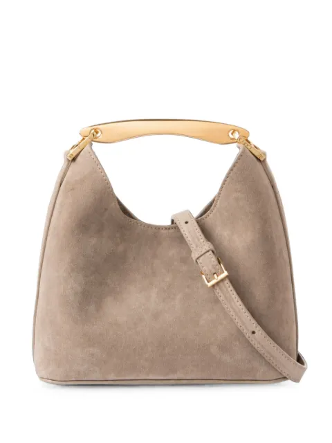 Elleme Small Boomerang suede shoulder bag