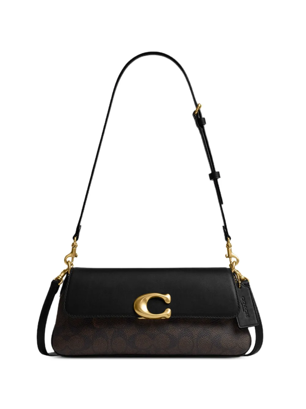 Coach Jet Signature shoulder bag - Marrone