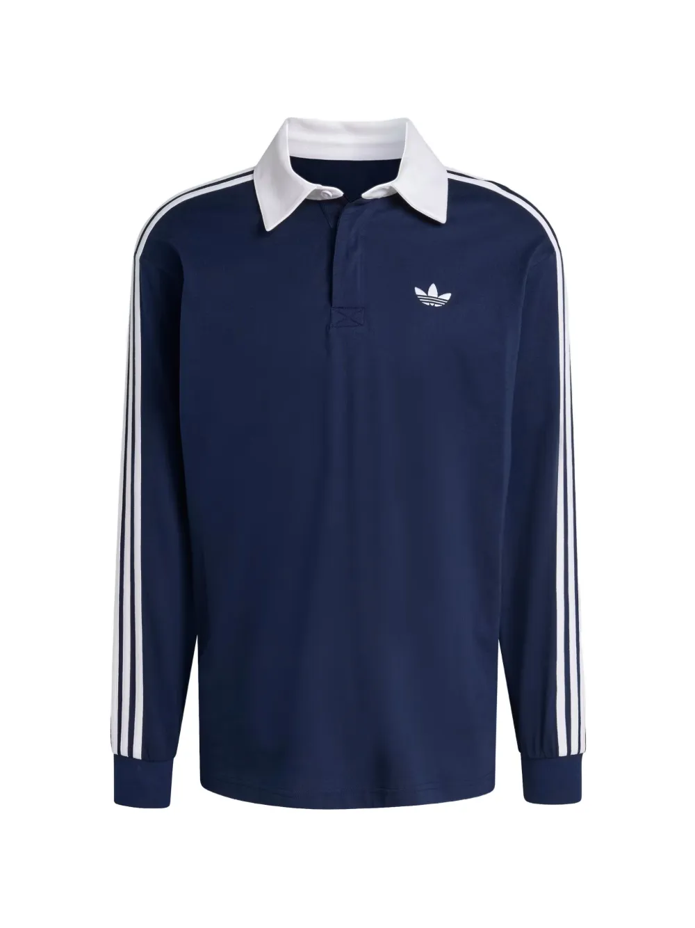 adidas 3-Stripes long-sleeve polo shirt