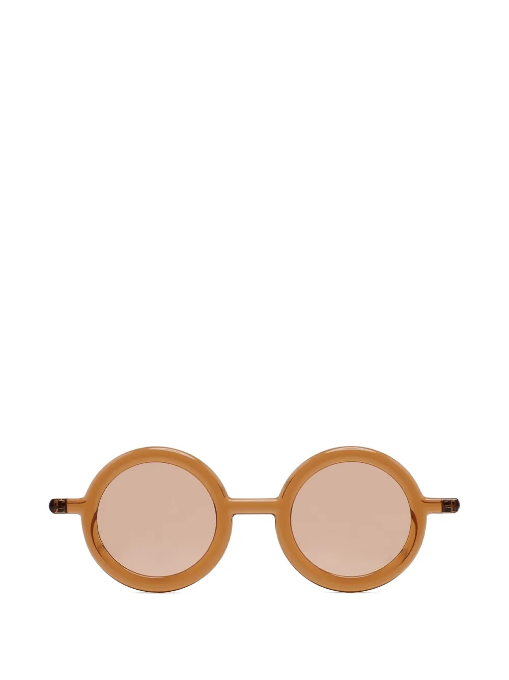 Kaleos x Arquitectura-G lunettes de soleil à monture ronde - Marron Kaleos x Arquitectura-G lunettes de soleil à monture ronde - Marron