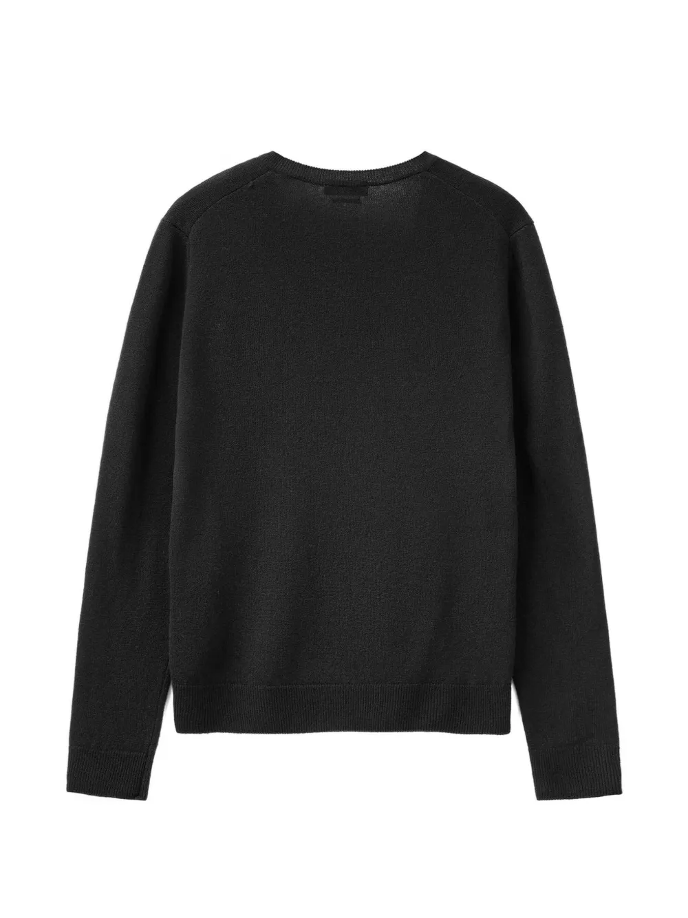 Benetton Trui met V-hals Zwart