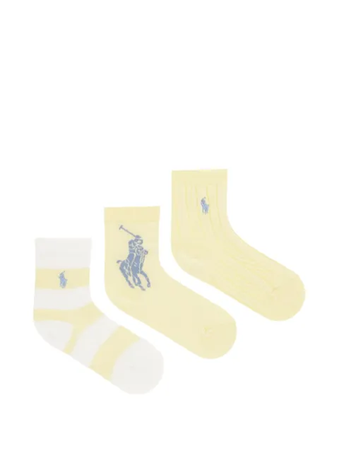 POLO RALPH LAUREN KIDS Socken mit Pony-Motiv (3er-Set)